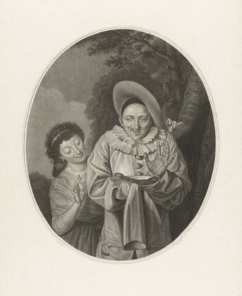 Pierrot with sausage (1774-1799)