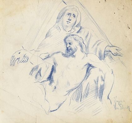 Piétà d’après Van Dyck