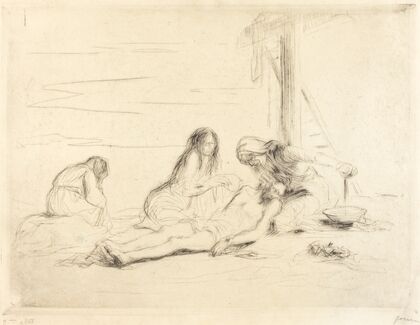 Pietà (first plate)