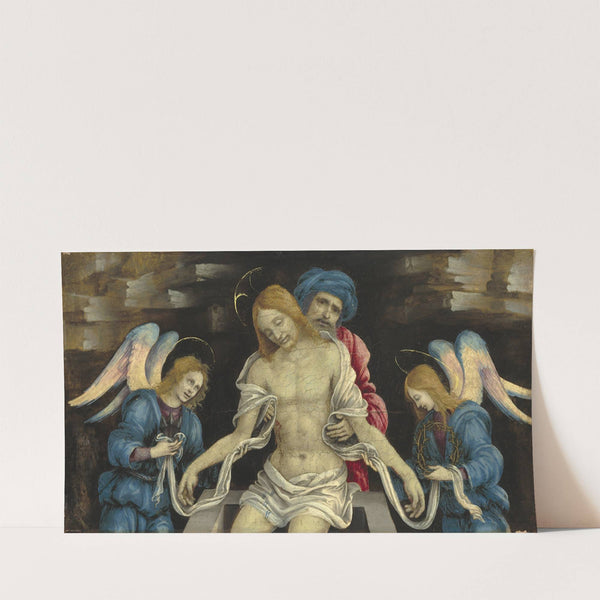 Pietà (The Dead Christ Mourned by Nicodemus and Two Angels) (c. 1500) by Filippino Lippi