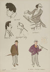 Pietro Mascagni, Xavier Leroux, Giacomo Puccini, Feodor Chaliapine, Enrico Caruso et autres personnages