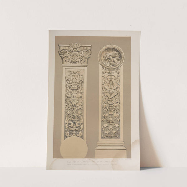 Pilaster in carton pierre by Matthew Digby Wyatt