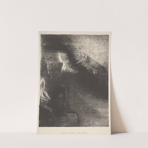 Pilgrim from a sublunar world by Odilon Redon