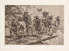 Pima Indians convoying a silver train in Mexico (1887)