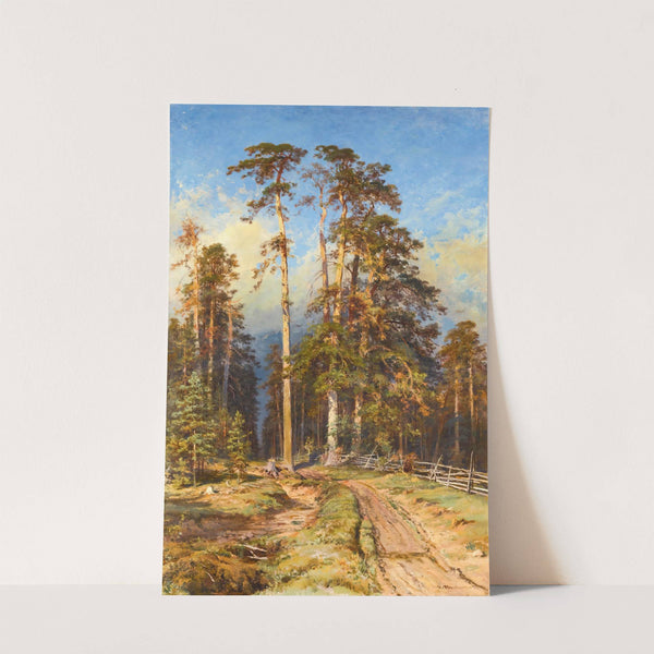Pine Forest by Ivan Ivanovich Shishkin