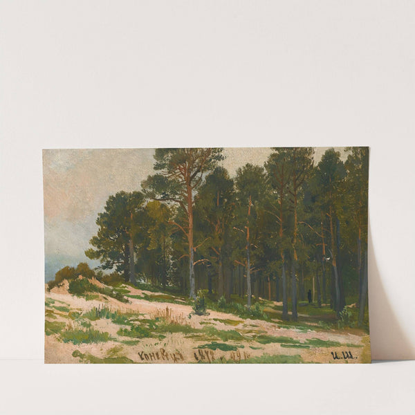 Pine Forest by Ivan Ivanovich Shishkin