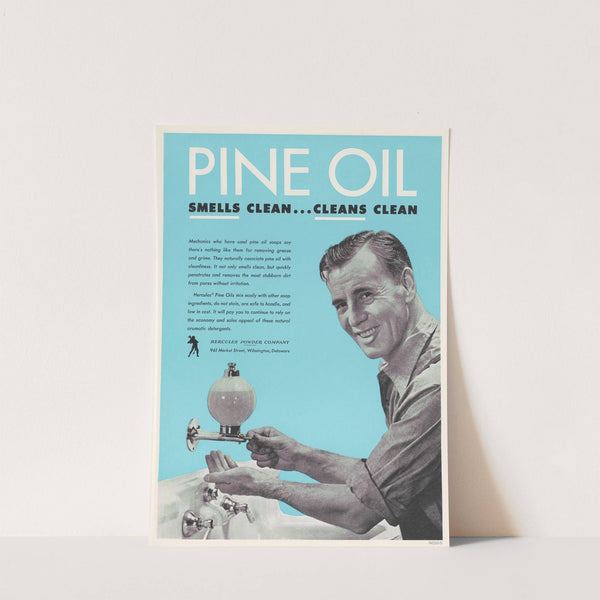 Pine Oil Smells Clean...Cleans Clean by Hercules Incorporated