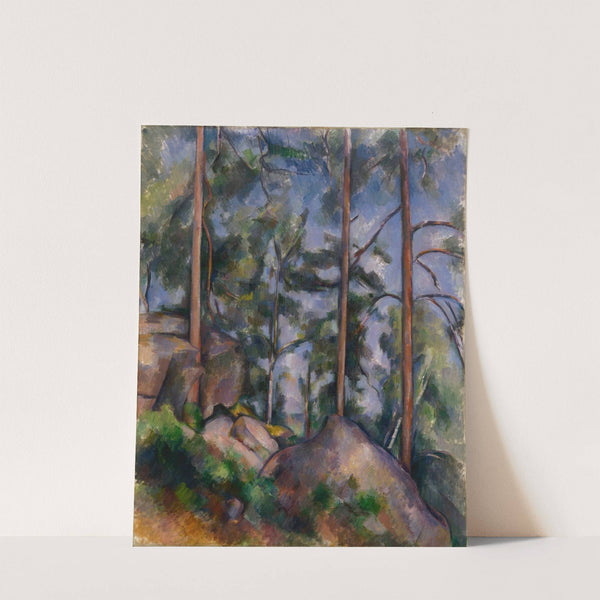 Pines and Rocks (1897) by Paul Cézanne