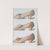 Pink kid shoe and two pink satin shoes by T. Watson Greig