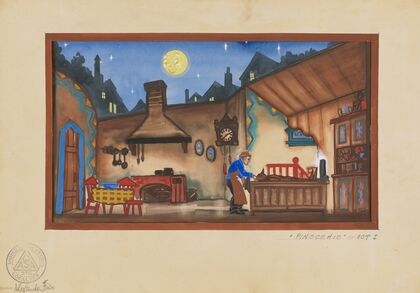 Pinocchio: Act I (Gepetto’s Home:Workshop) (1934-1943)