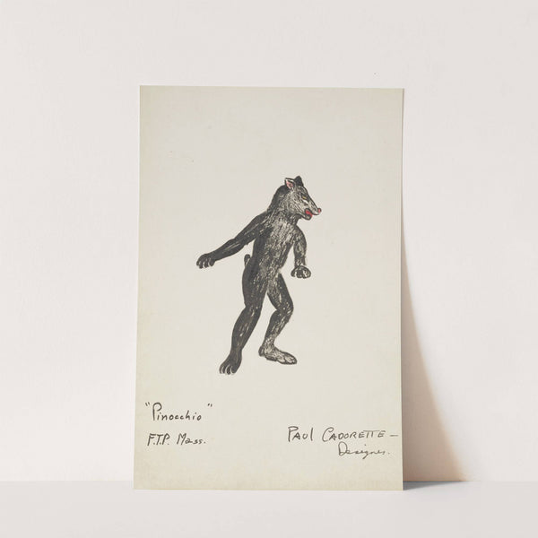 Pinocchio: Black Bear (1934-1943) by Paul Cadorette