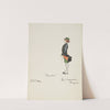 Pinocchio: Police Man. Black coat with orange lining and gold buttons (1934-1943) by Paul Cadorette