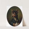 Pinscher in Collar with Bells by Carl Reichert