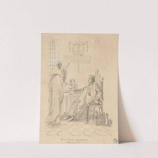 Piotr Gamrat. Bishop of Kraków. Legend (1858) by Adrian Głębocki