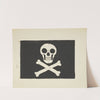 Pirates of Penzance: Jolly Roger flag. Black flag with white skull and crossbones (1934-1943) by John Glidden