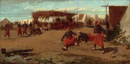 Pitching Quoits (1865)