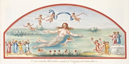 Pittura anticha della medema stanza à S. Gregorio nel Monte Celio. (1783) — size preview