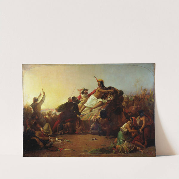 Pizarro Seizing the Inca of Peru (1846) by Sir John Everett Millais
