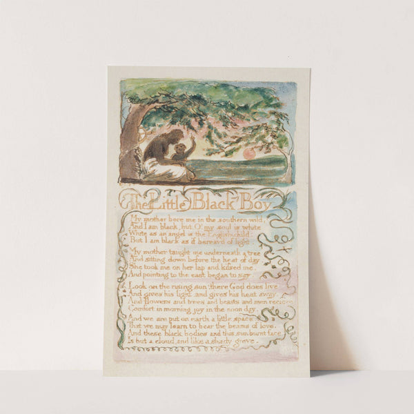Pl. 25 - The Little Black Boy by William Blake