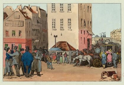 Place de Grève en 1827