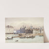 Place de Grève et l’Hôtel de Ville en 1740 (1915-1945) by Fédor Hoffbauer