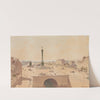 Place de la Bastille en 1841 (1915-1945) by Fédor Hoffbauer