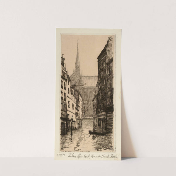 Place Maubert, Rue du Haut-Pavé by Jean-Jules Dufour