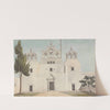 Place of Worship with Three Bell Towers with Crosses by Willey Reveley