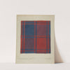Plaid Homespun Coverlet by Clyde L. Cheney
