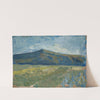 Plain with Bare Mountain by Ernst Schiess