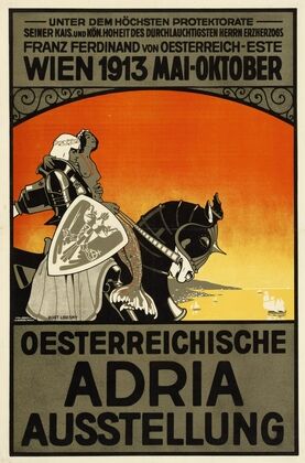 Plakat der Österreichischen Adria-Ausstellung 1913 (1913)