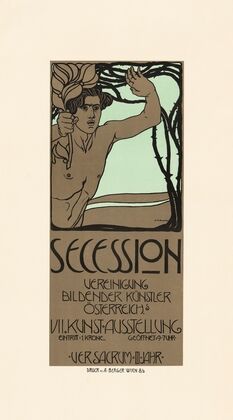 Plakat für die 7. Ausstellung der Secession (1900)