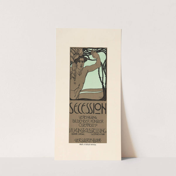 Plakat für die 7. Ausstellung der Secession (1900) by Josef Maria Auchentaller