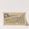 Plan for the Garden of the Château de Bagatelle (1817) by Pierre Lapie