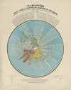 Planisphère pouvant servir à la reconstruction mathématique du globe terrestre (1874)