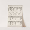 Plans et elévations de differentes sortes de tabourets et banquettes. by André Jacob Roubo