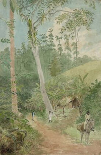 Plantain Walk – Bookkeeper – Watchman and Hut – man with casks of water