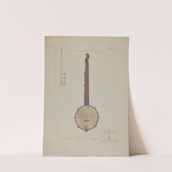 Plantation Banjo by Floyd R. Sharp