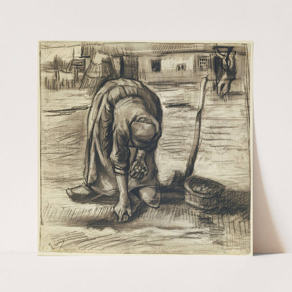 Planteuse de pommes de terre (1885) by Vincent van Gogh