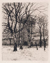 Planty krakowskie koło Bramy Floriańskiej (1908)