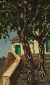 Platanus Trees at a Monastery Gate (1930)
