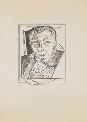 plate 1; Self-Portrait (1918–19)
