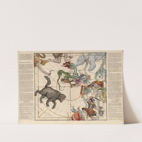 Plate 1; Ursa Major, Ursa Minor, Perseus, and other constellations. (1693) by Ignace Gaston Pardies