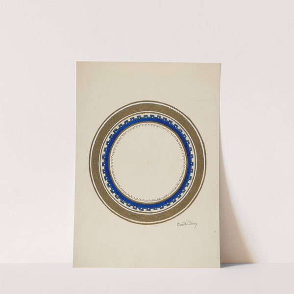 Plate by Edith Olney