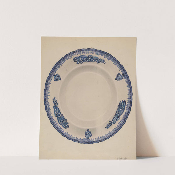 Plate by Erwin Schwabe
