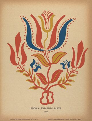Plate 2 – From Portfolio Folk Art of Rural Pennsylvania