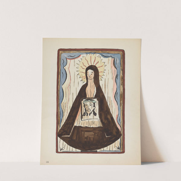 Plate 20 - Saint Veronica - From Portfolio Spanish Colonial Designs of New Mexico by American 20th Century