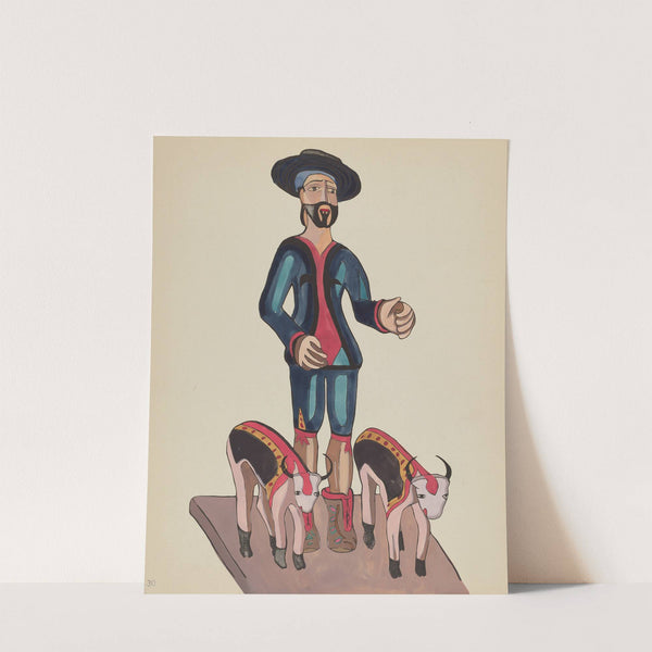 Plate 30 - Saint Isidore - From Portfolio Spanish Colonial Designs of New Mexico by American 20th Century