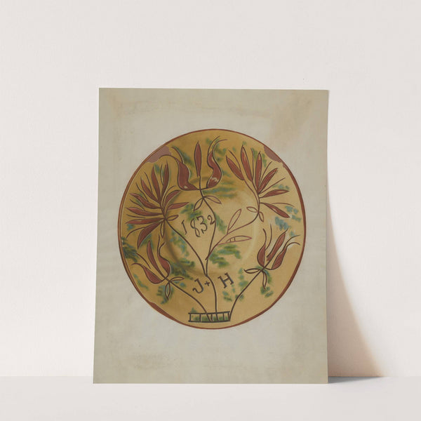 Plate by Henry Moran