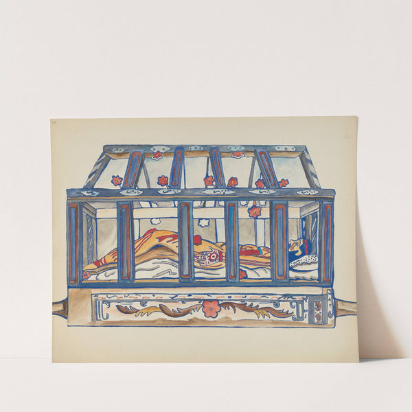 Plate 4 - Christ in the Sepulchre - From Portfolio Spanish Colonial Designs of New Mexico by American 20th Century